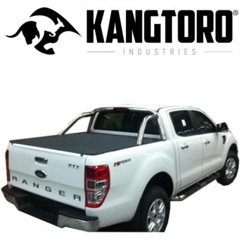 Ford PX Ranger Dual Cab 2011-Current (NO DRILL) Clip On Tonneau Cover-Suits Factory Sports Bars