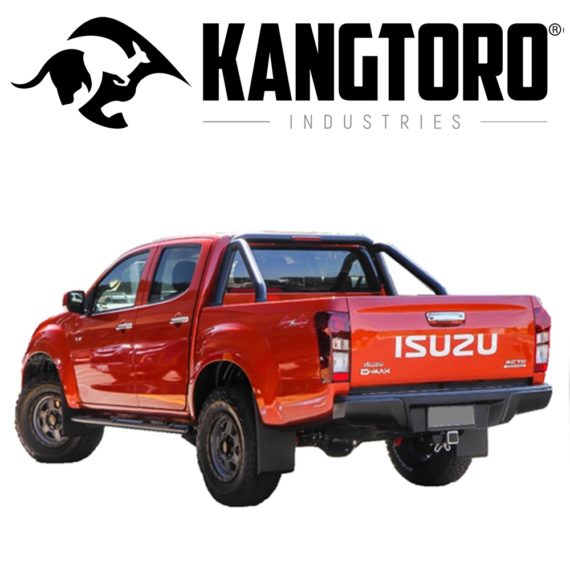 Isuzu D-Max Dual Cab July 2012-Current (NO DRILL) Clip On Tonneau Cover-Suits Sportsbars