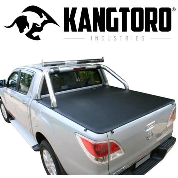 Mazda BT-50 Dual Cab 2011-Current (NO DRILL) Clip On Tonneau Cover-Suits Factory Sports Bars