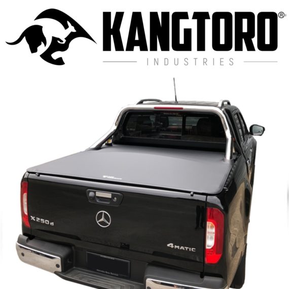 Mercedes X-Class Dual Cab 2018-Current (100% NO DRILL) Clip On Tonneau Cover-Suits SportsBars