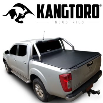 Nissan Navara NP300 Dual Cab 2015-Current (NO DRILL) Clip On Tonneau Cover-Suits Factory Sports Bars