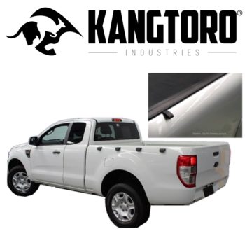 Ford PX Ranger Super Cab 2011-Current (NO DRILL) Clip On Tonneau Cover-No Sports Bars & No Headboard